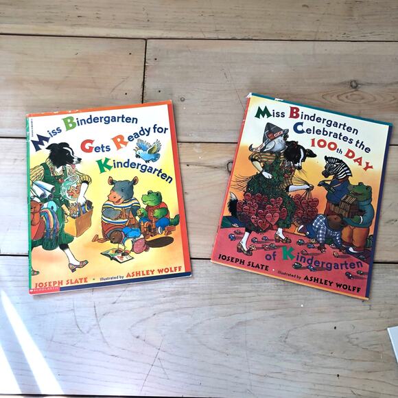 Miss Bindergarten Book Bundle 2 Books - Picture 1 of 1